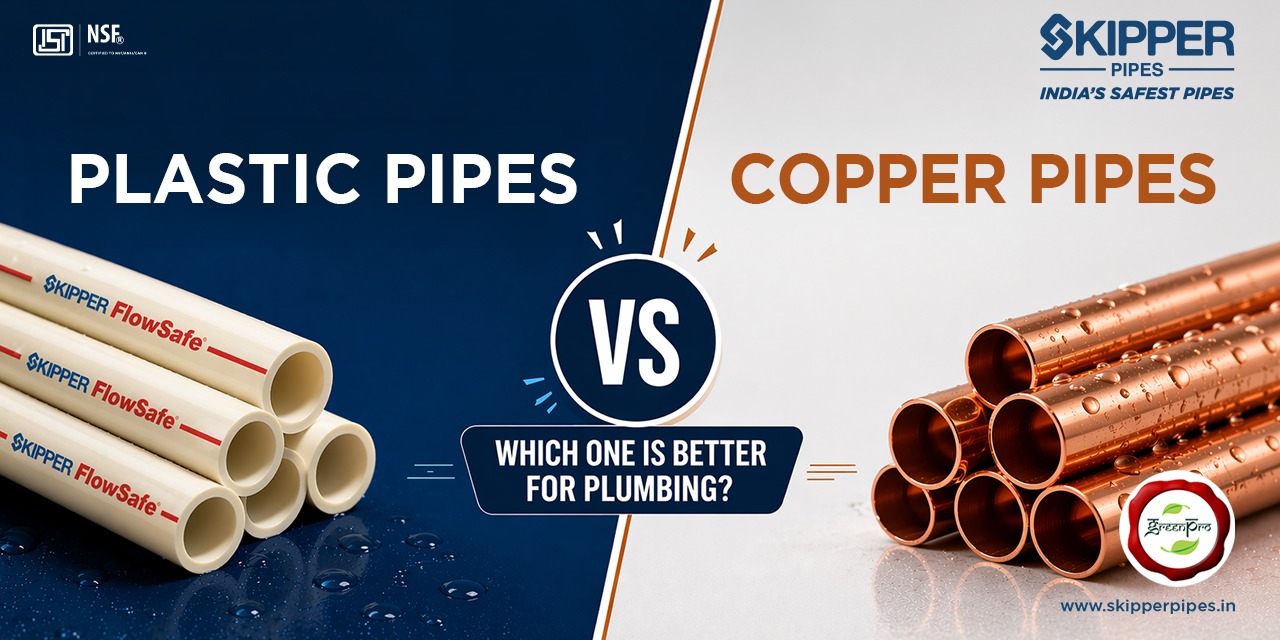 Plastic Pipes vs. Copper Pipes: Which One is Better for Plumbing?