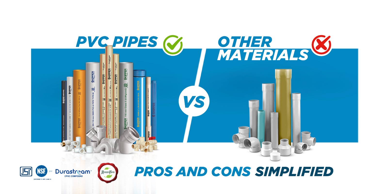 PVC Pipe vs. Other Materials: Pros and Cons Simplified