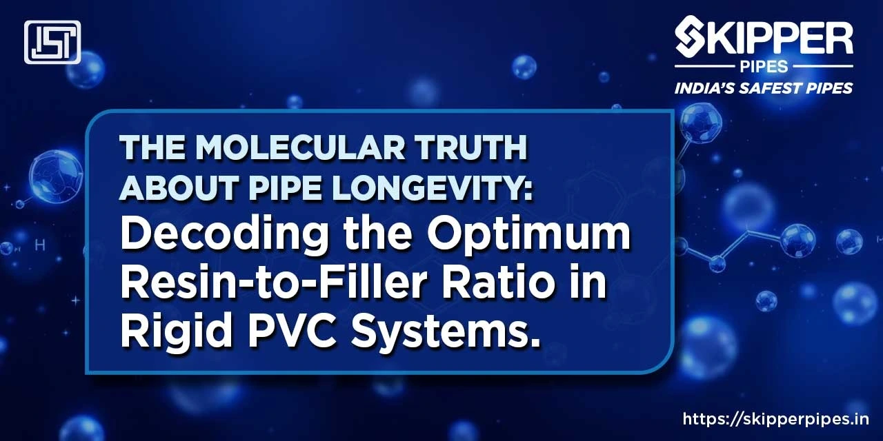 The Molecular Truth About Pipe Longevity Decoding the Optimum Resin-to-Filler Ratio in Rigid PVC Systems