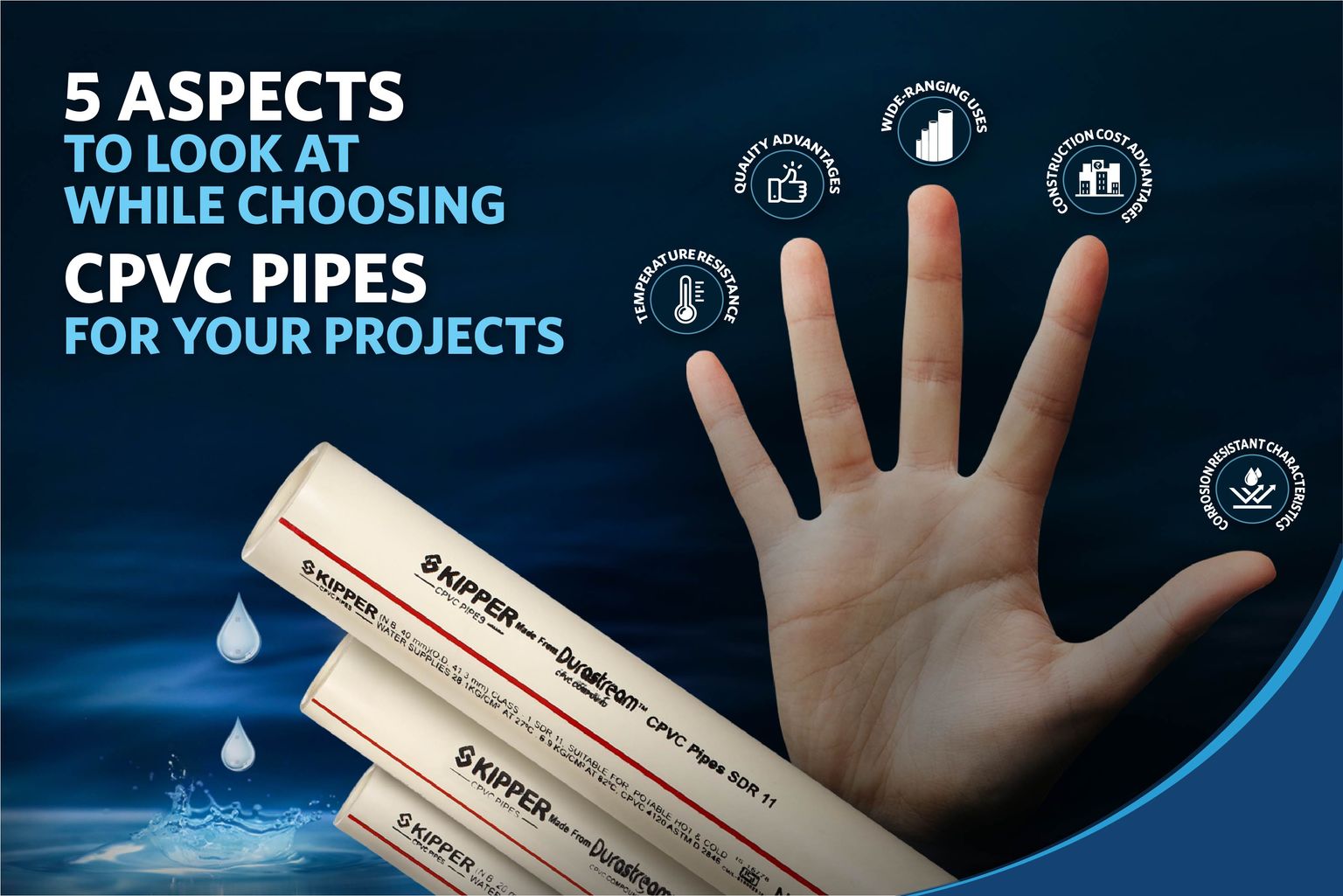 5 Ways Skipper CPVC Pipes Have An Edge Over Other Industry Players