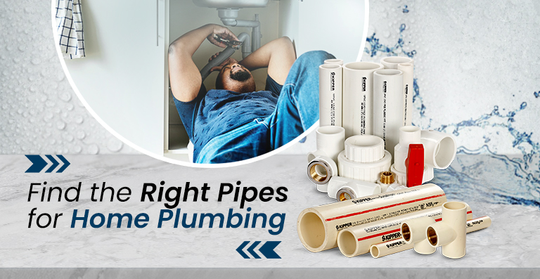 Find the Right Pipes For Home Plumbing